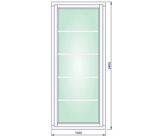 1040 x 2450 mm schema