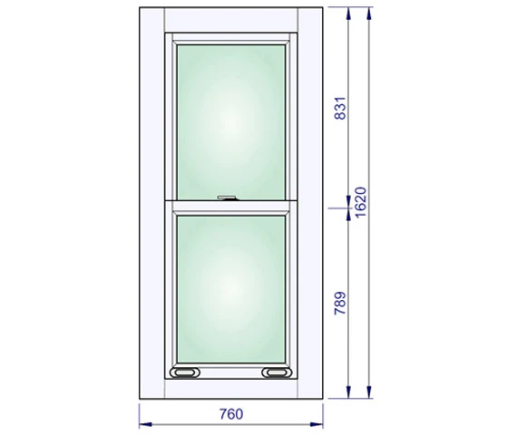 760 x 1620 mm  schema