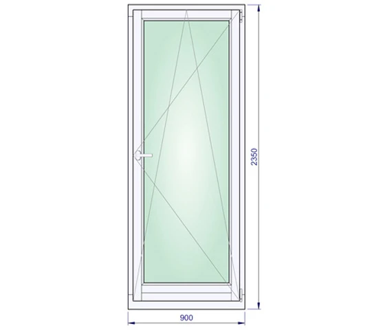 900 x 2350 mm schema
