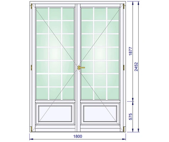 1800 x 2452 mm schema