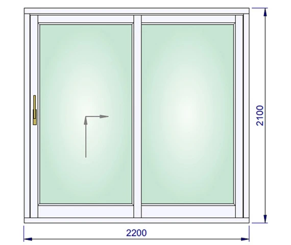 2200 x 2100 mm schema