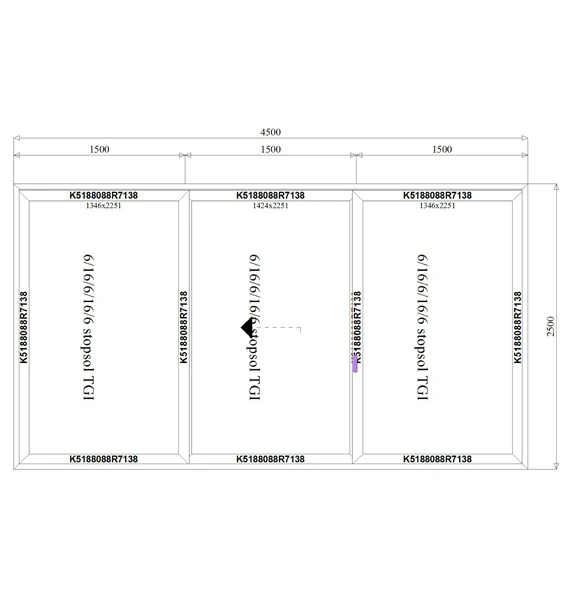 4500 x 2500 mm schema