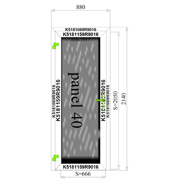 880 x 2140 mm schema