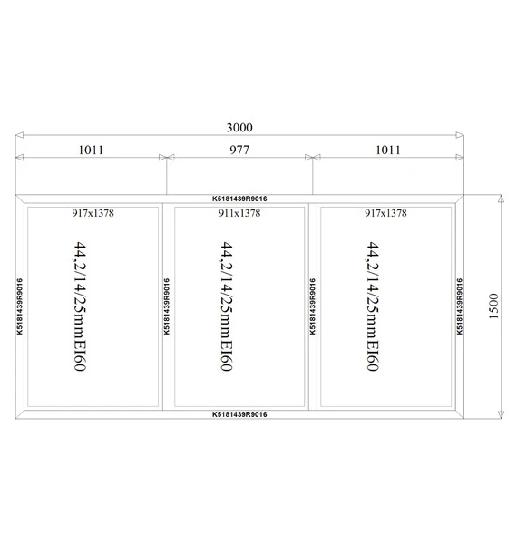 3000 x 1500 mm schema