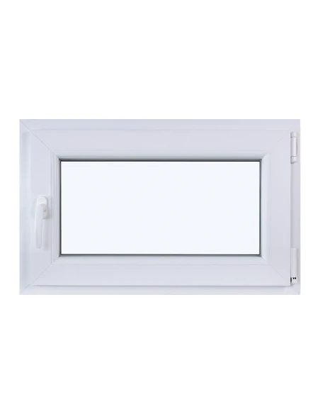 Kunststofffenster DREH/KIPP 800 x 500 mm Zweifachverglasung Weiß - SOFORT VERFÜGBAR