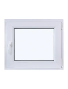 Kunststofffenster DREH/KIPP 700 x 600 mm Zweifachverglasung Weiß - SOFORT VERFÜGBAR
