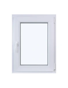 Kunststofffenster DREH/KIPP 600 x 800 mm Zweifachverglasung Weiß - SOFORT VERFÜGBAR
