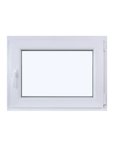 Kunststofffenster DREH/KIPP 800 x 600 mm Zweifachverglasung Weiß - SOFORT VERFÜGBAR