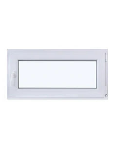Kunststofffenster DREH/KIPP 1000 x 510 mm Zweifachverglasung Weiß - SOFORT VERFÜGBAR
