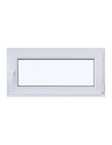 Kunststofffenster DREH/KIPP 1000 x 510 mm Zweifachverglasung Weiß - SOFORT VERFÜGBAR
