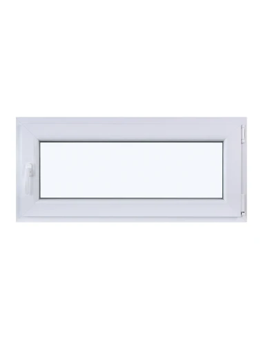 Kunststofffenster DREH/KIPP 1100 x 510 mm Zweifachverglasung Weiß - SOFORT VERFÜGBAR