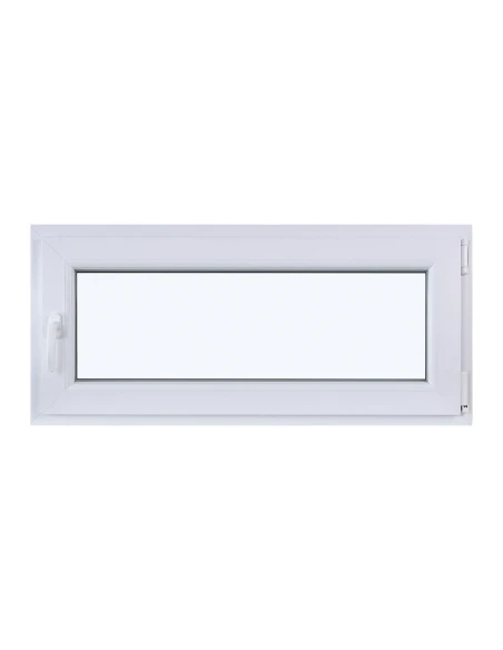 Kunststofffenster DREH/KIPP 1100 x 510 mm Zweifachverglasung Weiß - SOFORT VERFÜGBAR