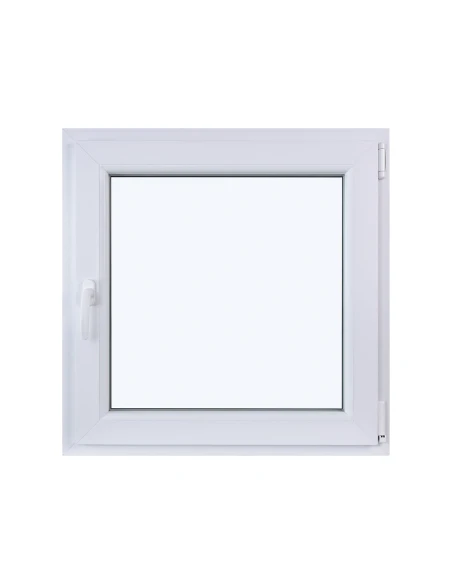 Kunststofffenster DREH/KIPP 800 x 800 mm Zweifachverglasung Weiß - SOFORT VERFÜGBAR