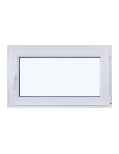 Kunststofffenster DREH/KIPP 1000 x 600 mm Zweifachverglasung Weiß - SOFORT VERFÜGBAR