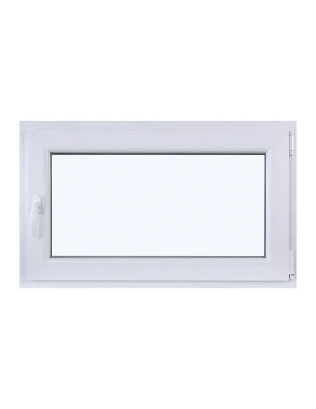 Kunststofffenster DREH/KIPP 1000 x 600 mm Zweifachverglasung Weiß - SOFORT VERFÜGBAR