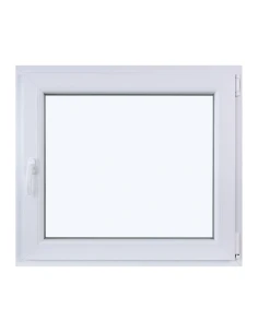 Kunststofffenster DREH/KIPP 900 x 800 mm Zweifachverglasung Weiß - SOFORT VERFÜGBAR