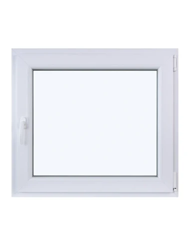 Kunststofffenster DREH/KIPP 900 x 800 mm Zweifachverglasung Weiß - SOFORT VERFÜGBAR