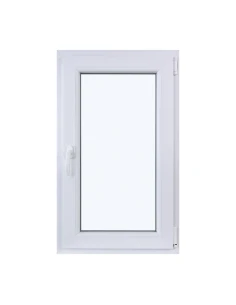 Kunststofffenster DREH/KIPP 600 x 1000 mm Zweifachverglasung Weiß - SOFORT VERFÜGBAR