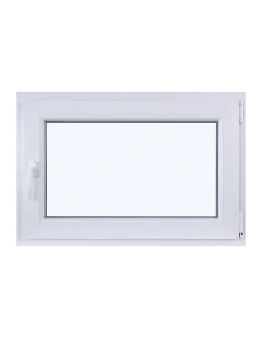 Kunststofffenster DREH/KIPP 900 x 600 mm Zweifachverglasung Weiß - SOFORT VERFÜGBAR
