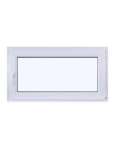 Kunststofffenster DREH/KIPP 1100 x 600 mm Zweifachverglasung Weiß - SOFORT VERFÜGBAR