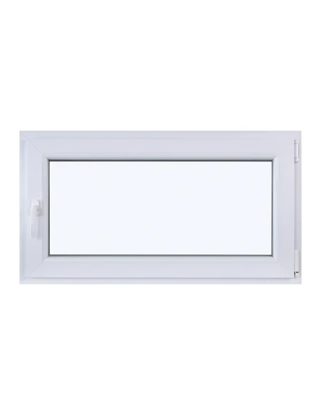 Kunststofffenster DREH/KIPP 1100 x 600 mm Zweifachverglasung Weiß - SOFORT VERFÜGBAR
