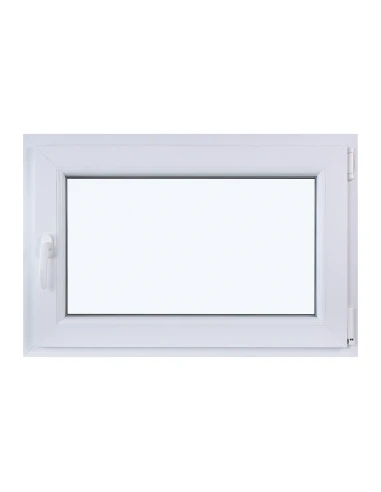 Kunststofffenster DREH/KIPP 900 x 900 mm Zweifachverglasung Weiß - SOFORT VERFÜGBAR