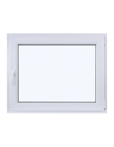 Kunststofffenster DREH/KIPP 1000 x 800 mm Zweifachverglasung Weiß - SOFORT VERFÜGBAR