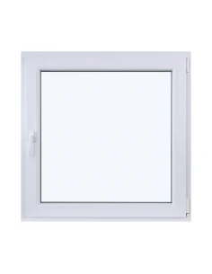 Kunststofffenster DREH/KIPP 1000 x 1000 mm Zweifachverglasung Weiß - SOFORT VERFÜGBAR