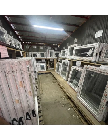 Kunststofffenster DREH/KIPP 1100 x 1200 mm Zweifachverglasung Weiß - SOFORT VERFÜGBAR