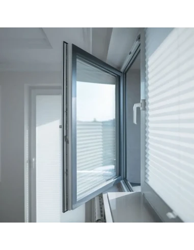 Kunststofffenster DREH/KIPP 1200 x 1200 mm Zweifachverglasung Weiß - SOFORT VERFÜGBAR