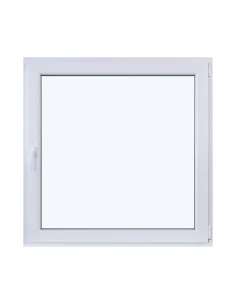 Kunststofffenster DREH/KIPP 1200 x 1200 mm Zweifachverglasung Weiß - SOFORT VERFÜGBAR