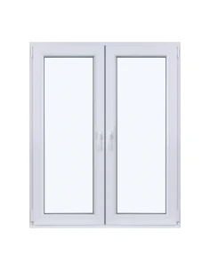 Kunststofffenster DREH/KIPP 1165 x 1435 mm Zweifachverglasung Weiß - SOFORT VERFÜGBAR