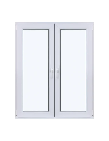 Kunststofffenster DREH/KIPP 1165 x 1435 mm Zweifachverglasung Weiß - SOFORT VERFÜGBAR