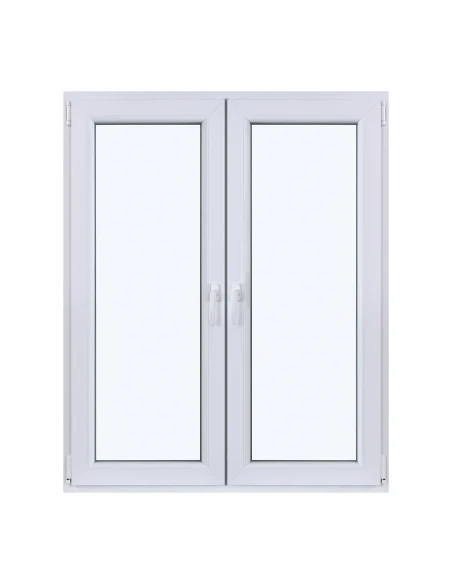 Kunststofffenster DREH/KIPP 1165 x 1435 mm Zweifachverglasung Weiß - SOFORT VERFÜGBAR