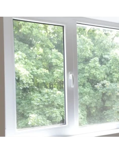Kunststofffenster DREH/KIPP 1465 x 1435 mm Zweifachverglasung Weiß - SOFORT VERFÜGBAR 2