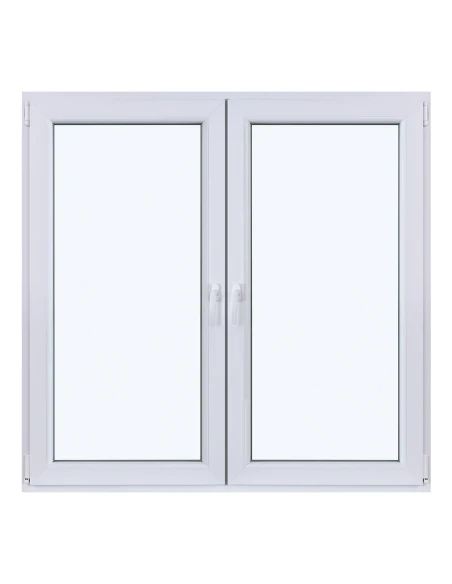 Kunststofffenster DREH/KIPP 1465 x 1435 mm Zweifachverglasung Weiß - SOFORT VERFÜGBAR