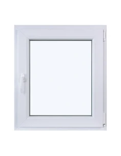Kunststofffenster DREH/KIPP 700 x 800 mm Zweifachverglasung Weiß - SOFORT VERFÜGBAR
