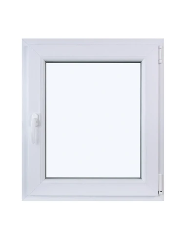 Kunststofffenster DREH/KIPP 700 x 800 mm Zweifachverglasung Weiß - SOFORT VERFÜGBAR