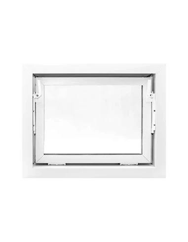 Kunststoff Kellerfenster Stallfenster Garagenfenster STANDARD 500 x 400 mm