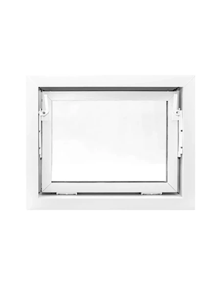 Kunststoff Kellerfenster Stallfenster Garagenfenster STANDARD 500 x 400 mm