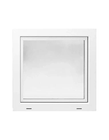 Kunststoff Kellerfenster Stallfenster Garagenfenster STANDARD 500 x 500 mm