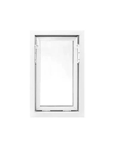 Kunststoff Kellerfenster Stallfenster Garagenfenster STANDARD 500 x 800 mm