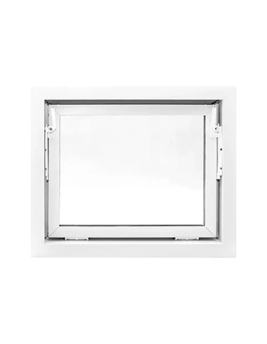 Kunststoff Kellerfenster Stallfenster Garagenfenster STANDARD 600 x 500 mm