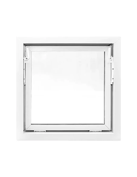 Kunststoff Kellerfenster Stallfenster Garagenfenster STANDARD 600 x 600 mm