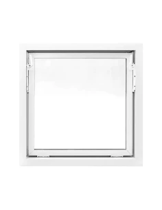 Kunststoff Kellerfenster Stallfenster Garagenfenster STANDARD 700 x 700 mm 2