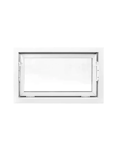 Kunststoff Kellerfenster Stallfenster Garagenfenster STANDARD 800 x 500 mm