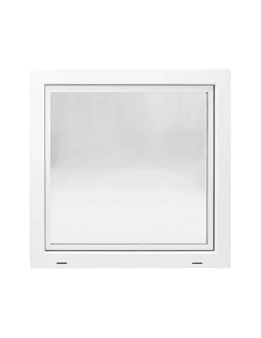 Kunststoff Kellerfenster Stallfenster Garagenfenster STANDARD 800 x 800 mm