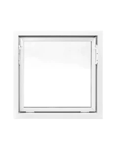 Kunststoff Kellerfenster Stallfenster Garagenfenster STANDARD 800 x 800 mm 2