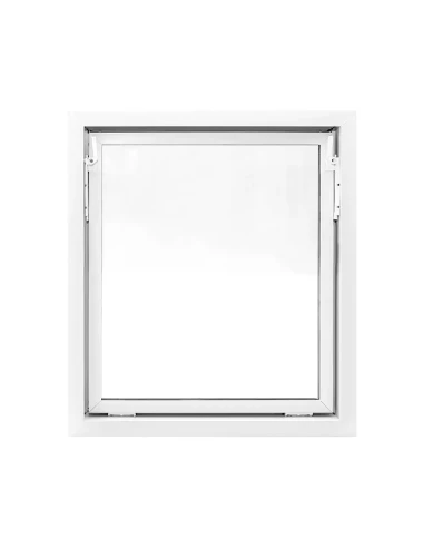 Kunststoff Kellerfenster Stallfenster Garagenfenster STANDARD 800 x 900 mm