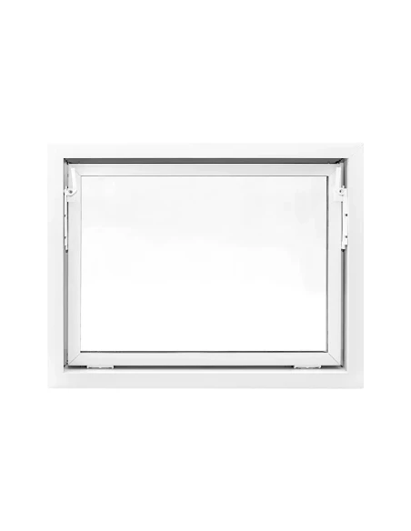 Kunststoff Kellerfenster Stallfenster Garagenfenster STANDARD 900 x 700 mm